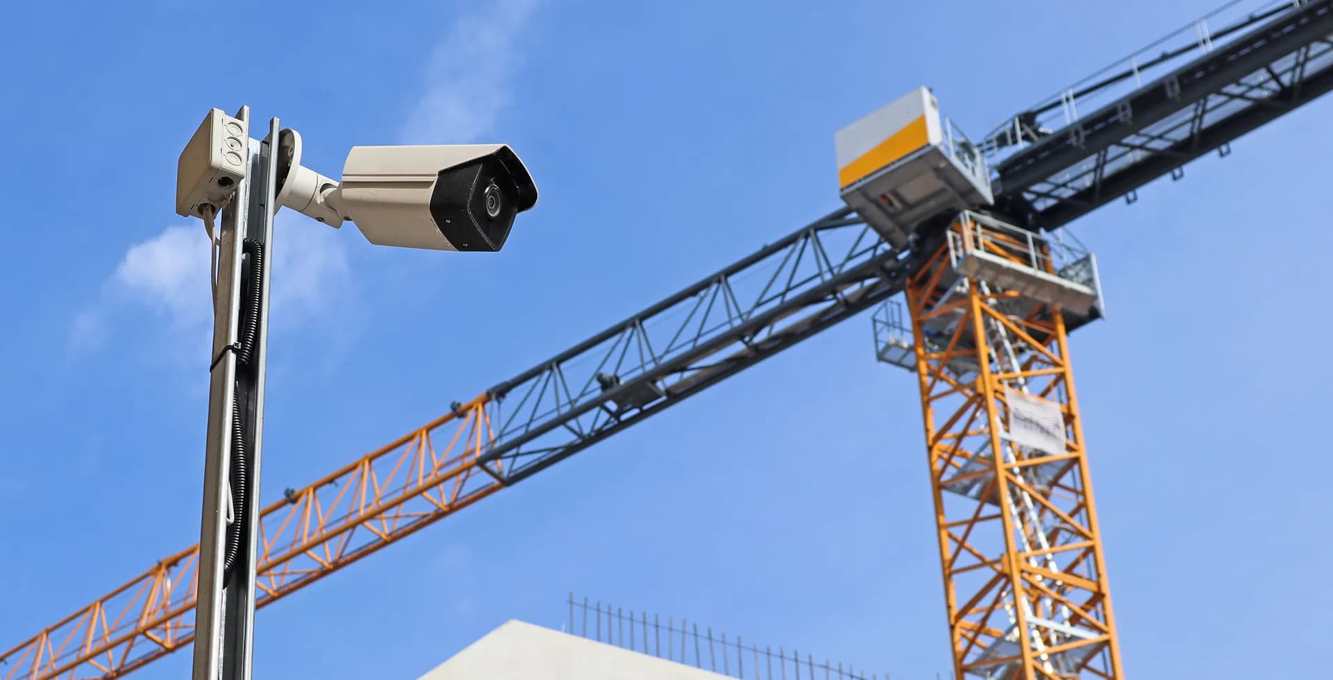CCTV on construction site
