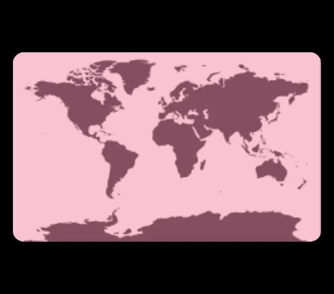 Coverage of the Iridium network