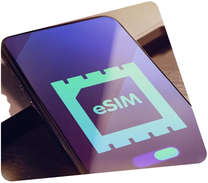 eSIM on a mobile device
