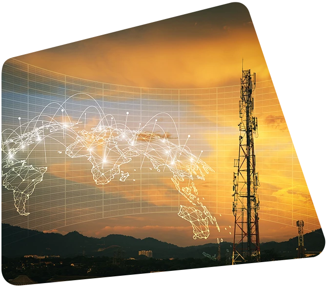 World cell tower connectivity